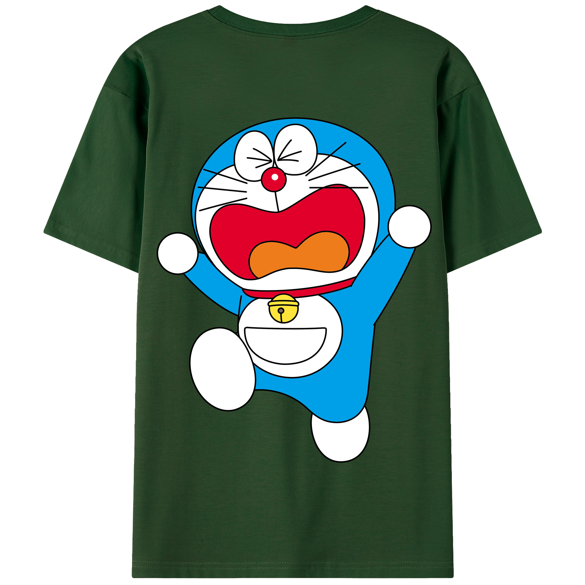 （画像用） ドラえもん Doraemon 綿100％半袖Tシャツ（背面プリント）